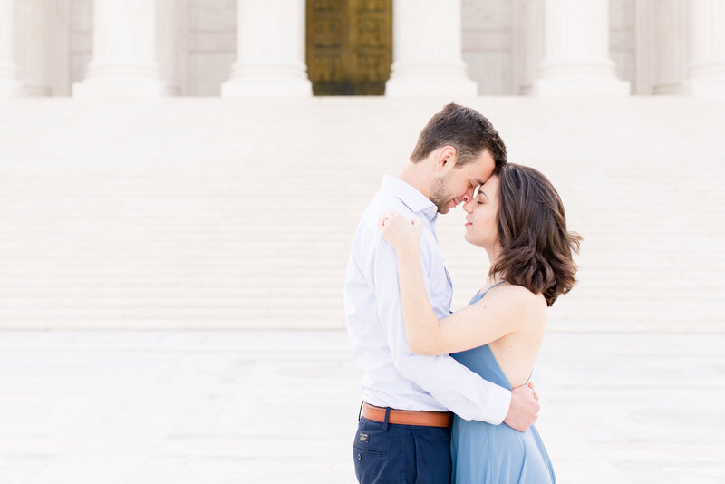 Deanna & Grant | Capital Building Engagement Session | DC Wedding Photographer | Taylor Rose Photography-15