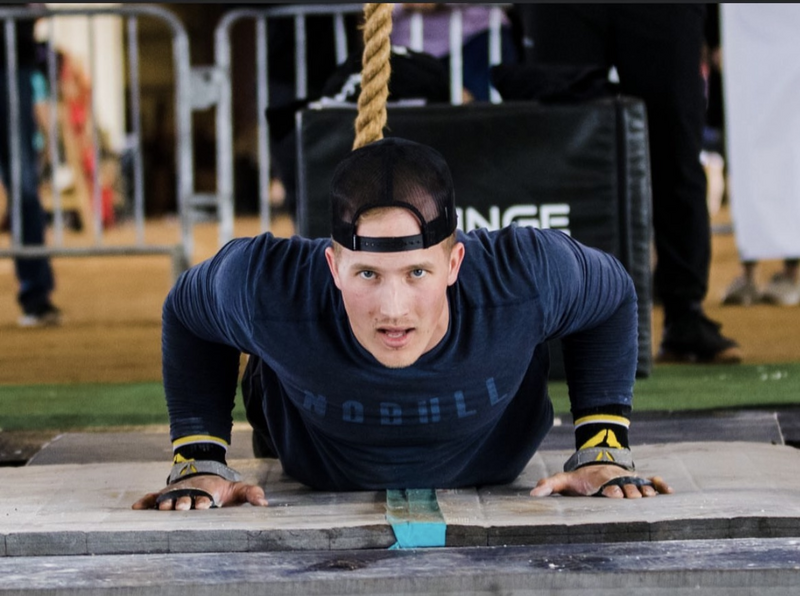 Personal trainer in hoodie