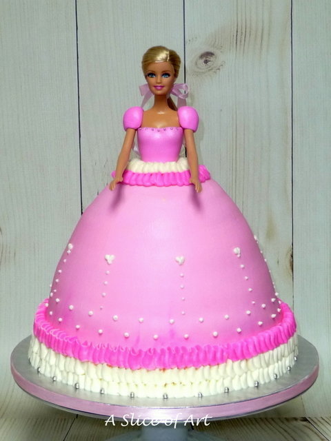 barbiedoll cake
