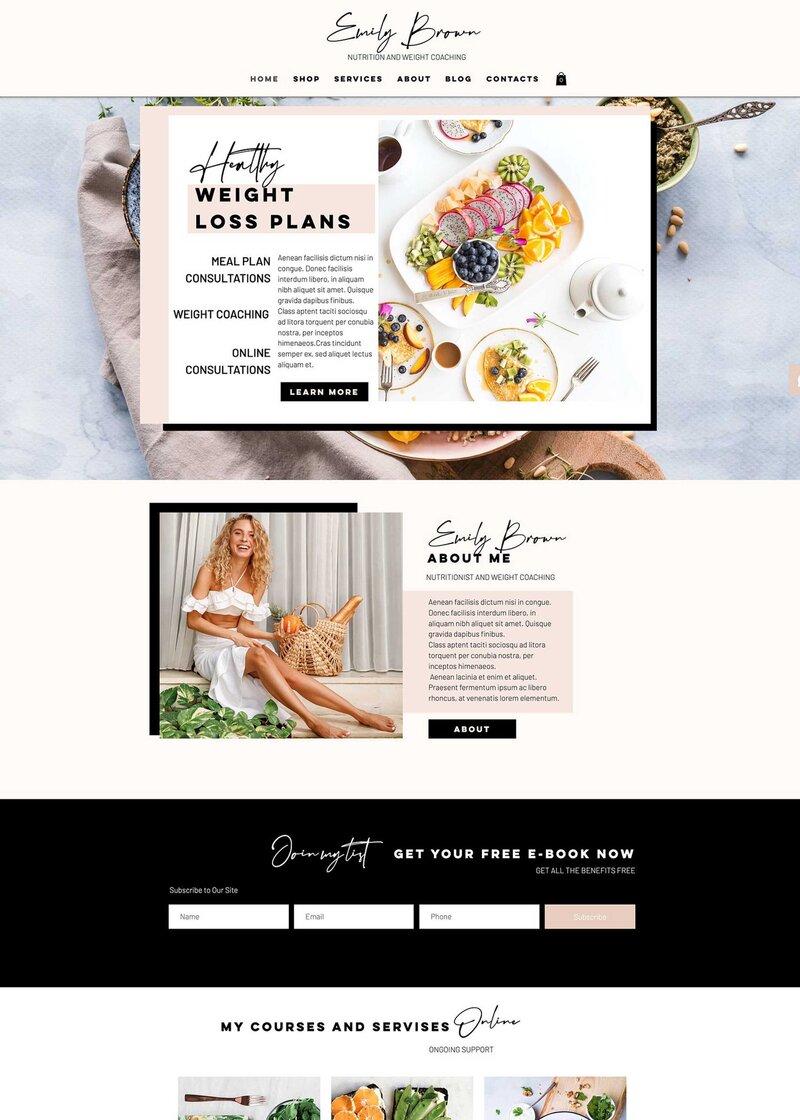 best website templates for health and wellness related businesses, spas and salons that are mobile-friendly and customizable