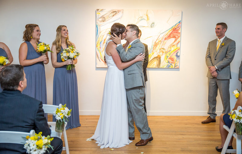 Indoor Wedding Venue in Santa Fe Arts District Artwork Network Denver Colorado-4