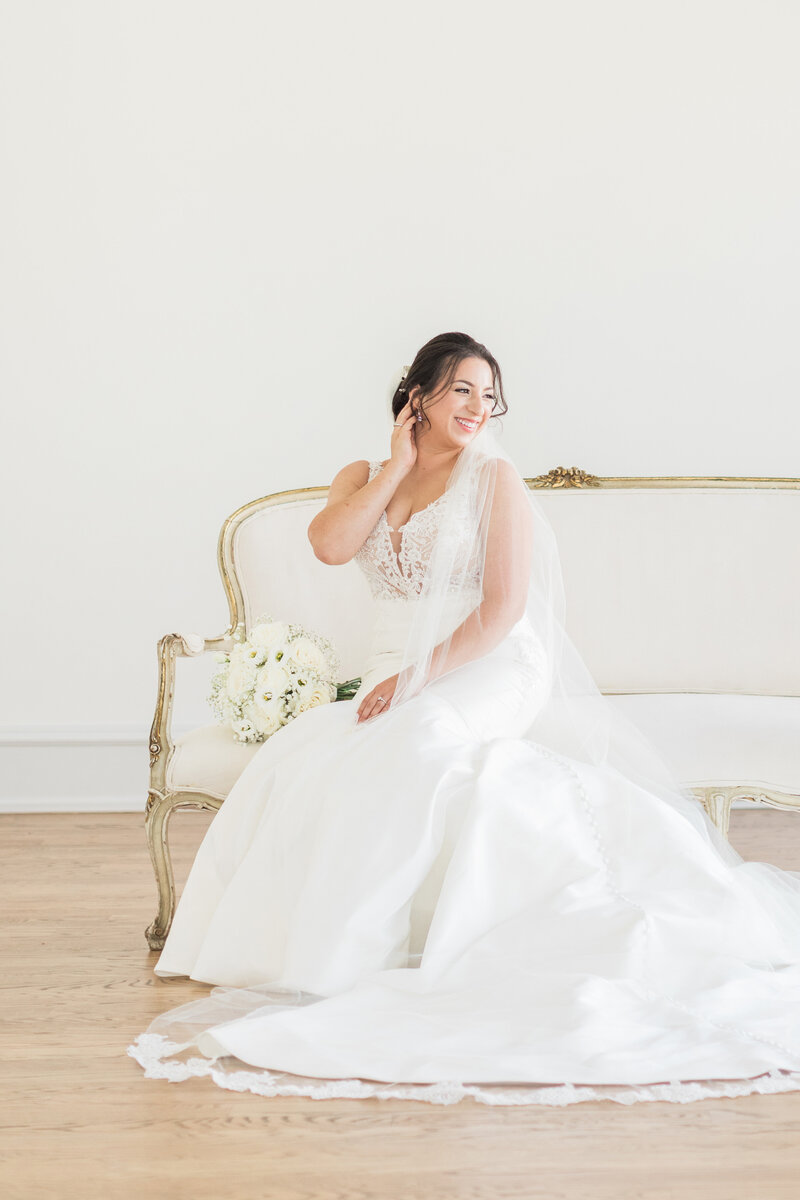 Bride at The Creative Chateau in Houston