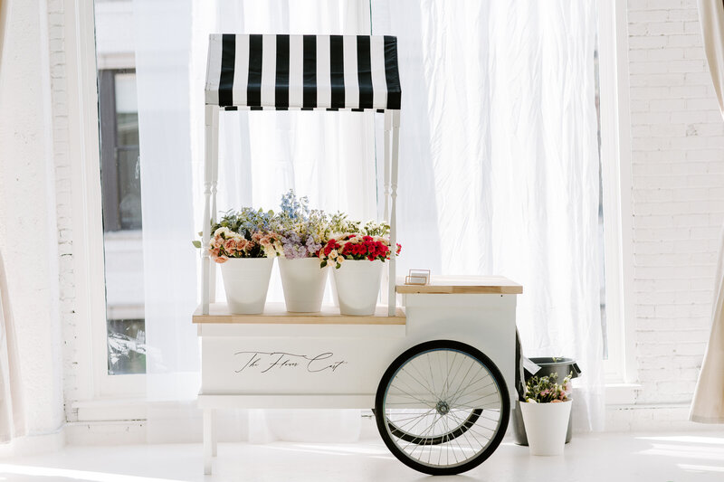 You pick mobile flower cart, pop up events