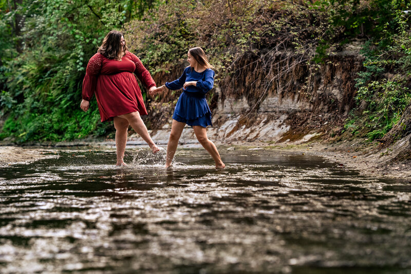 Dallas LGBTQ Lesbian Bride Engagement Session by Inclusive Texas Wedding Photographers The MacMeekens