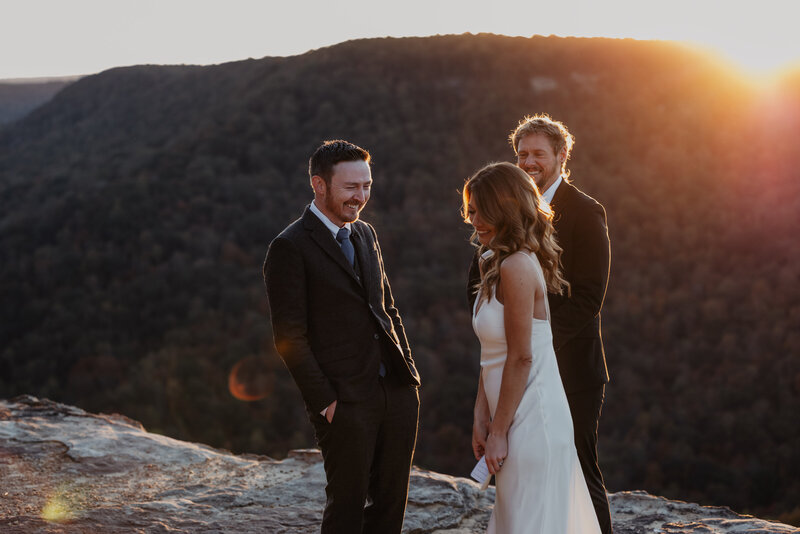 Colin Crawford of Magnolia + Ember is an ordained officiant by the Spirit of Love Ministry