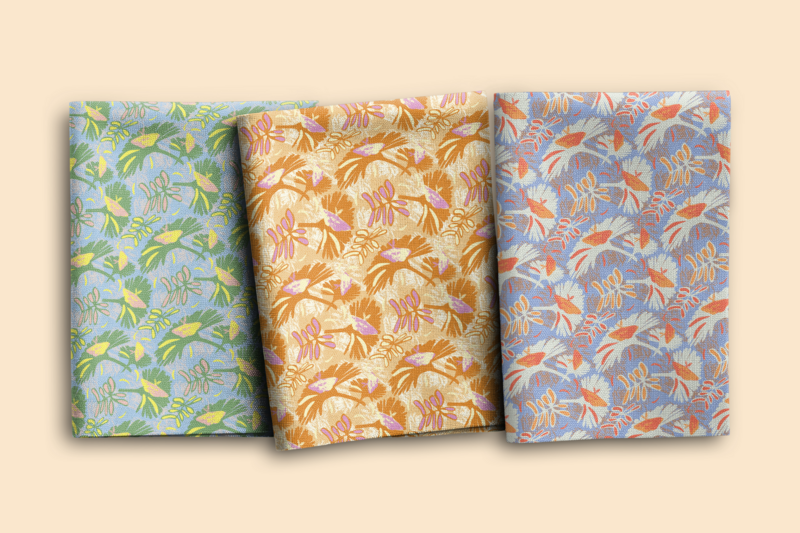 Butterflies 3 colorways mock up