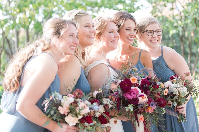 michigan wedding photographer bridesmaids