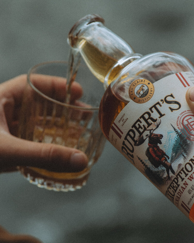 Autumn lifestyle content shoot for Eau Claire Distillery & Rupert's Exceptional Canadian Whiskey, shot by Gretchen Reese, the Wine & Whiskey photographer.
