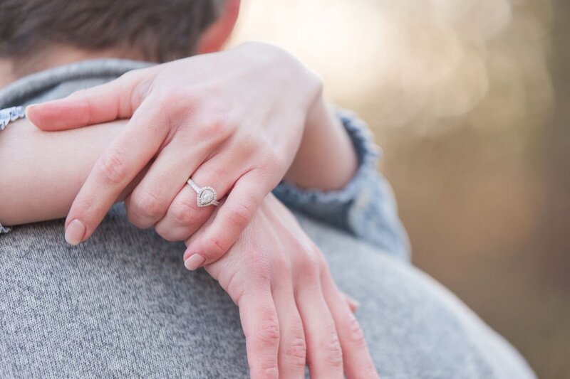 engagement photographer couple detroit ann arbor ring details michigan