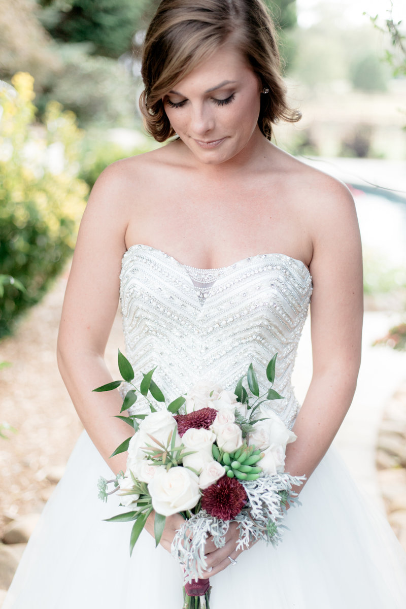 Bridal bouquet at The Venue at Murphy Lane captured by Staci Addison Photography