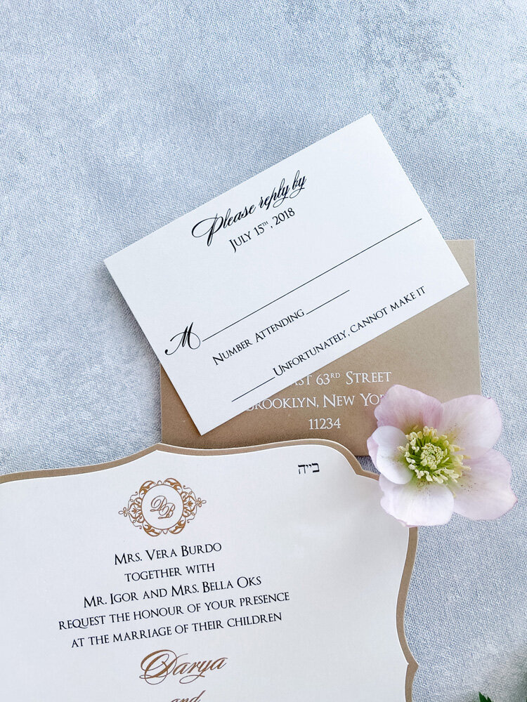 Unique wedding invitations details