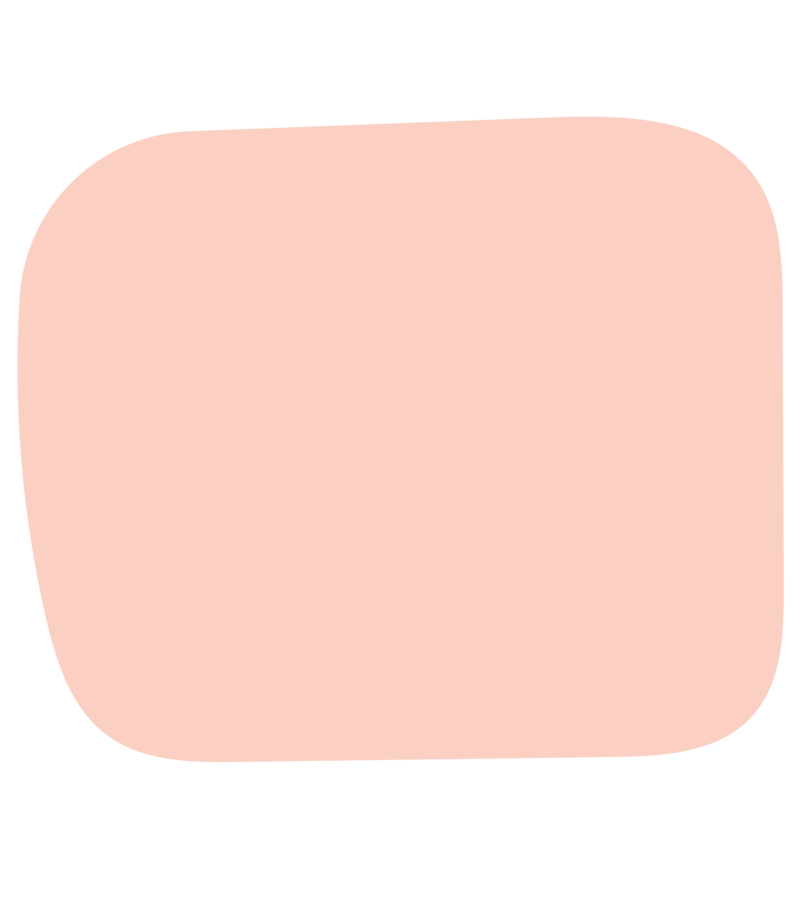 Peach modern shape graphic