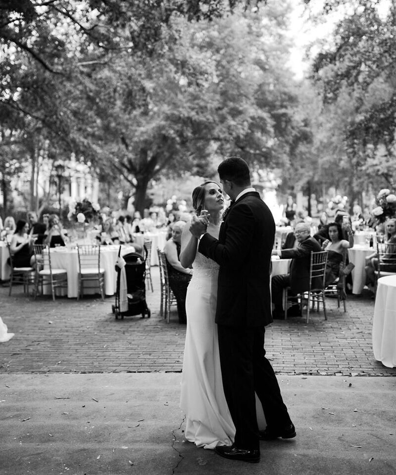 Black and white First Dance