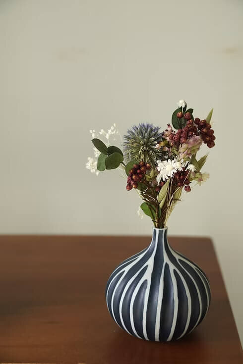 Thistle Sprig Vase Set (2)