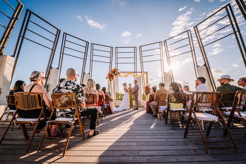 Terrance wedding all-inclusive Tulum resort