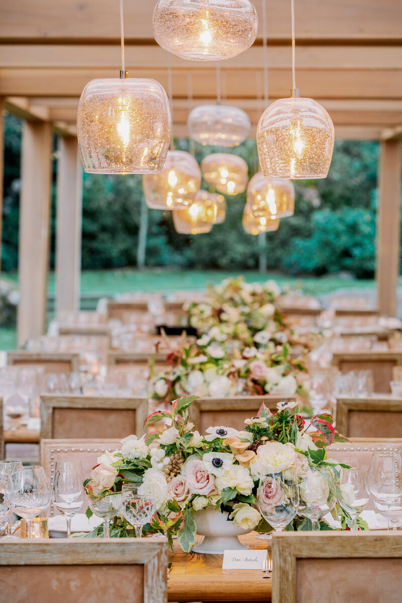 Photo of bride's bouquet in her hand at Napa wedding by Suzanne Karp Photography