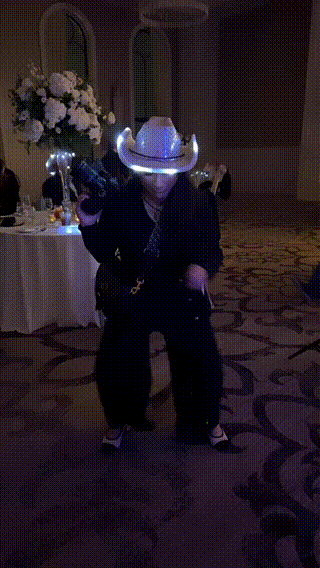 Stephanie Michelle photographing at Hotel Vin Grapevine Texas wedding