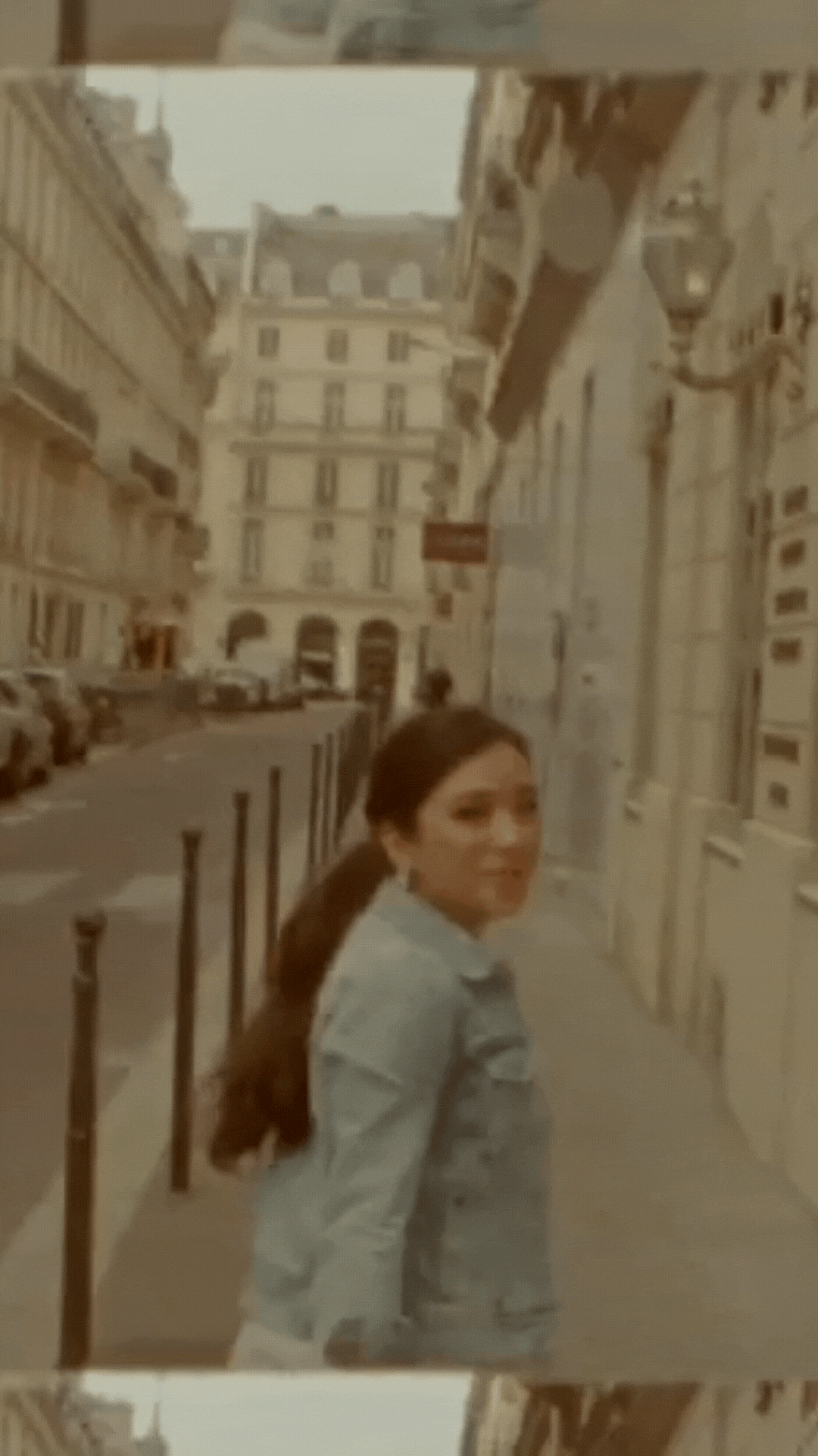GIF of DFW wedding photographer in the streets of Paris