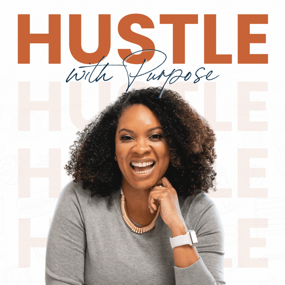 Hustle with purpose podcast art