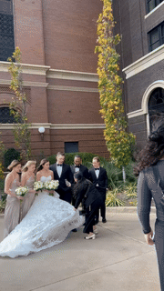 Stephanie Michelle photographing at Hotel Vin Grapevine Texas wedding