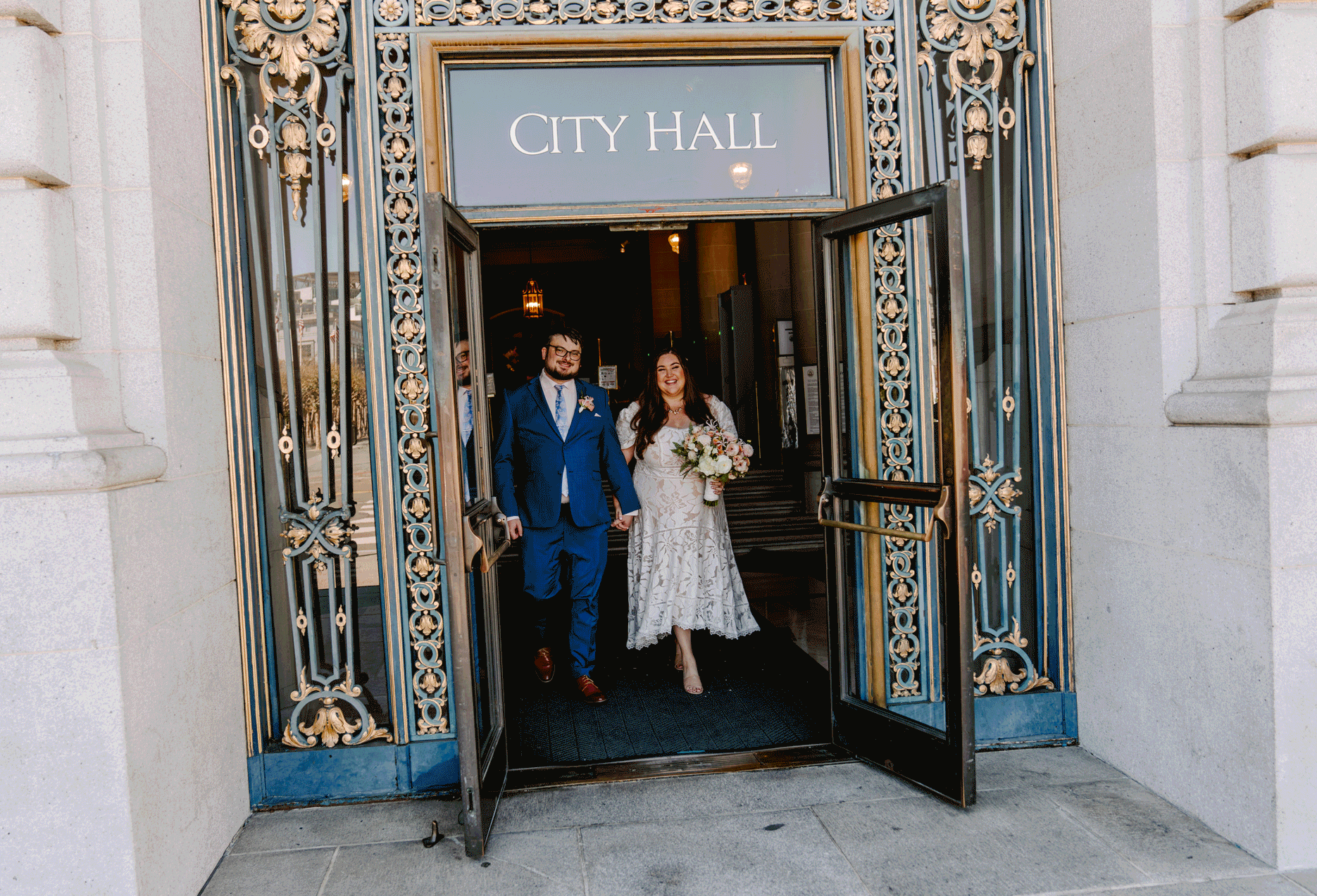 couple kissing captured by San Francisco Elopement photographer