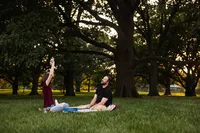 Board game picnic engagement session.Kansas City Wedding Photographer.CaitlynCloudPhotography22