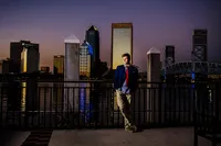 jacksonville Senior downtown photograh