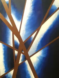 trapped prism-blue