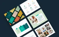Everything’s Albright brand strategy and visual identity presentation