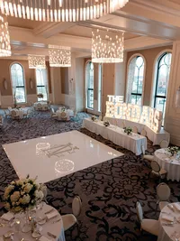 Wedding reception at Hotel Vin Grapevine Texas