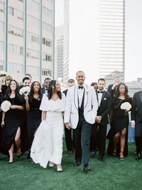 Wedding party celebration at The Thompson Hotel Dallas — Stephanie Michelle Photography