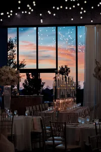 Reception sunset details at Hall of Lights Dallas - Stephanie Michelle Photography