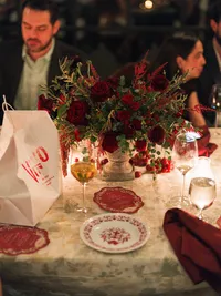 Wedding welcome party at Carbone Vino Dallas Texas Design District