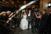 Wedding couple at Hotel Vin Grapevine Texas — Stephanie Michelle Photography