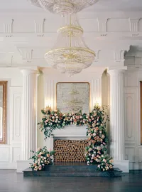 Green and pink wedding editorial at The Mason Dallas Texas — Stephanie Michelle Photography