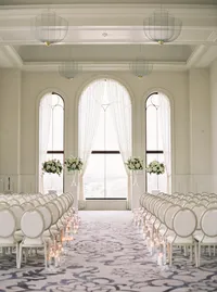 Wedding ceremony at Hotel Vin Grapevine Texas — classic Texas wedding photography