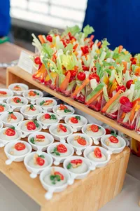 Italian aperitivo wedding celebration at Villa Lario Resort Lake Como Italy