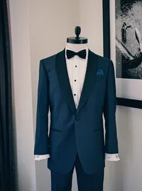 Groom Suit by Billy Reid Details at The Joule Hotel Dallas Texas - Stephanie Michelle Photography