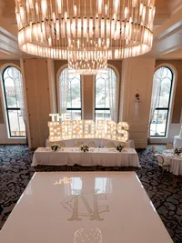 Wedding reception at Hotel Vin Grapevine Texas