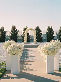 Wedding ceremony at Hall of Lights Carrollton Texas — Stephanie Michelle Photography