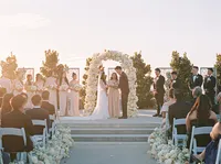 Wedding ceremony at Hall of Lights Carrollton Texas — Stephanie Michelle Photography