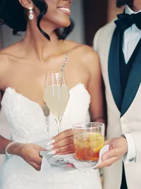 Bride and groom celebration at Villa Lario Resort Mandello Lake Como Italy
