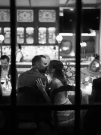 Rehearsal dinner at Carbone Vino Dallas Texas — wedding weekend welcome party