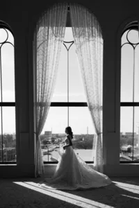 Bridal Portrait at Hotel Vin Grapevine Texas — classic Texas wedding photography