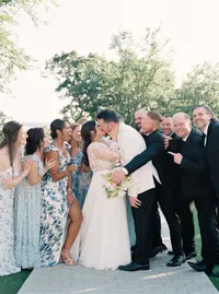 Outdoor wedding ceremony at The Hillside Estate Dallas Texas — photography by Stephanie Michelle
