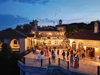 Outdoor wedding ceremony at Villa Antonia Austin Texas — Stephanie Michelle Photography