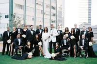 Black tie wedding reception at The Thompson Hotel Dallas — photography by Stephanie Michelle