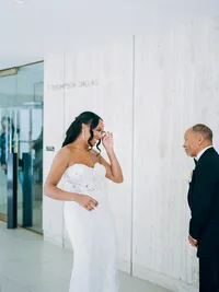 Father Daughter first look at The Thompson Hotel Dallas Texas