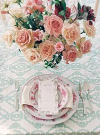 Wedding floral details at Villa Lario Resort Mandello destination wedding - Stephanie Michelle Photography