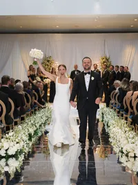 Wedding ceremony at The Joule Hotel Dallas Texas — Stephanie Michelle Photography